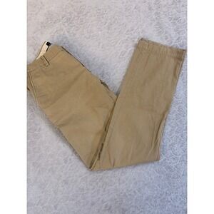 Banana Republic Aiden Chino Mens 34x36 Khaki Tan Cotton Slim Fit Pants RN54023